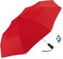 Safebrella-LED Automatik-Mini-Taschenschirm rot