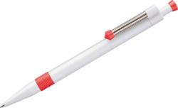Kugelschreiber Flexi wei/rot