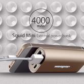 Powerbank Squid mini 4000 mAh champagner