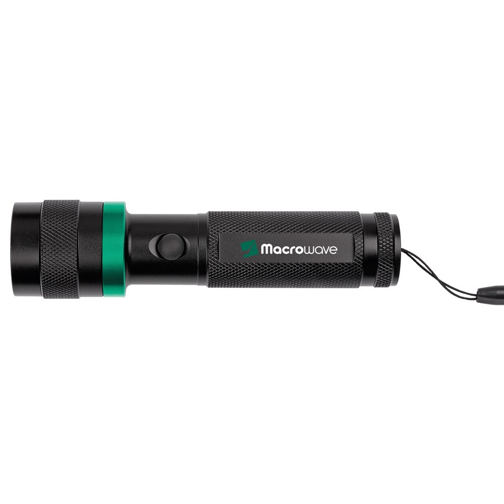 LED Leuchte "Security 3W schwarz/grün"