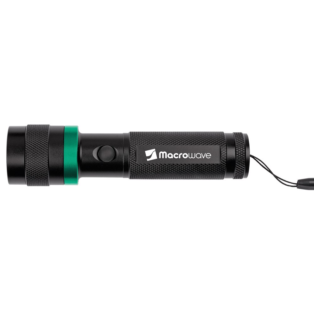 LED Leuchte "Security 3W schwarz/grün"