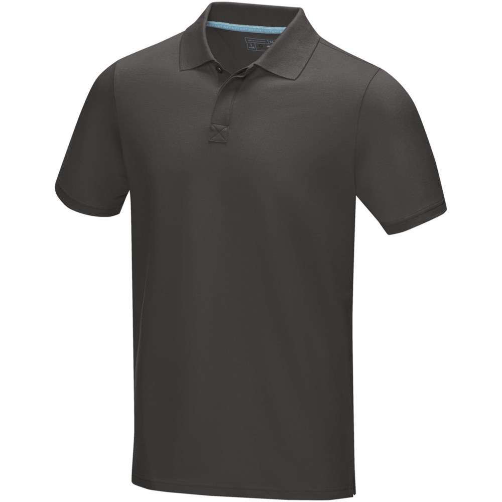 Graphite Poloshirt aus Bio-Baumwolle für Herren - storm grey