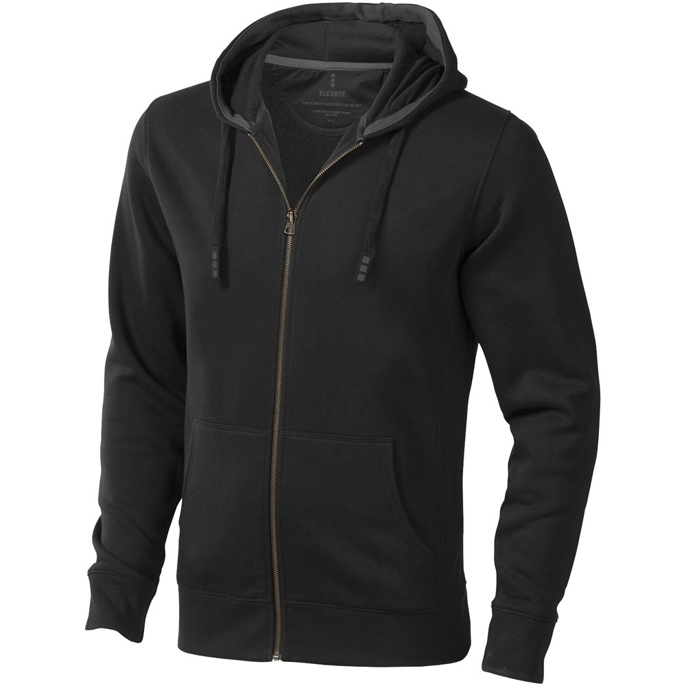 Arora Kapuzensweatjacke für Herren - schwarz