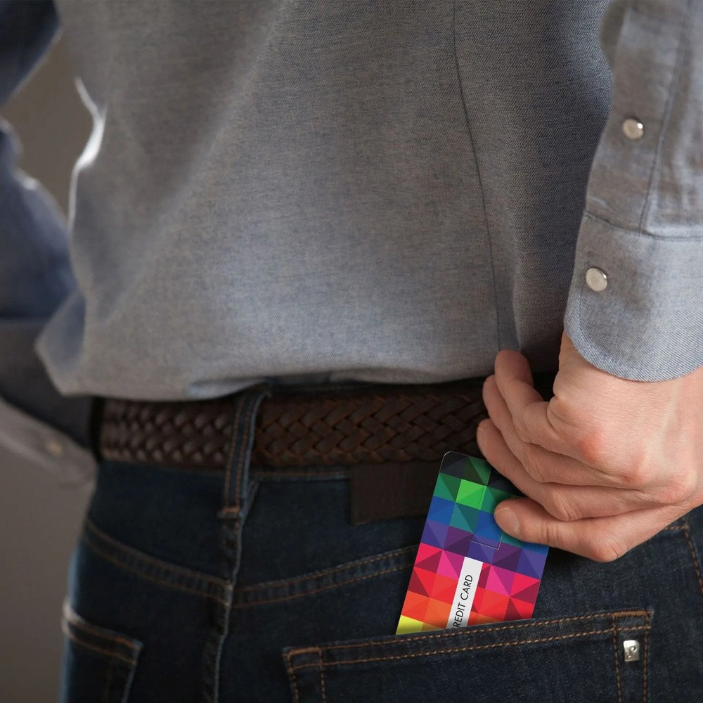 USB Stick Credit Card- Weiß- 4 GB 2.0