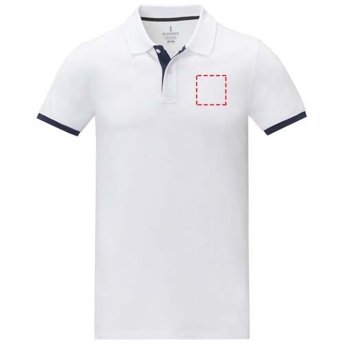 Morgan 200 g/m² Polo für Herren, zweifarbig