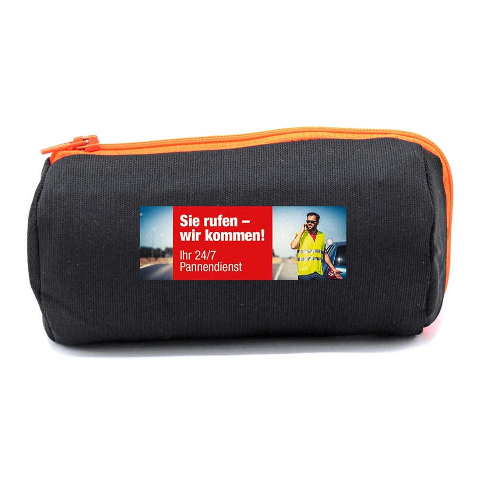 KFZ-Set ROLL VEST mit 4c Digitaltransferdruck auf Beutel