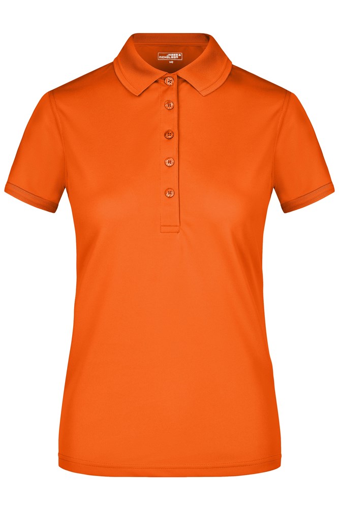 Ladies' Active Polo - Dark-orange (ca. Pantone 165C)