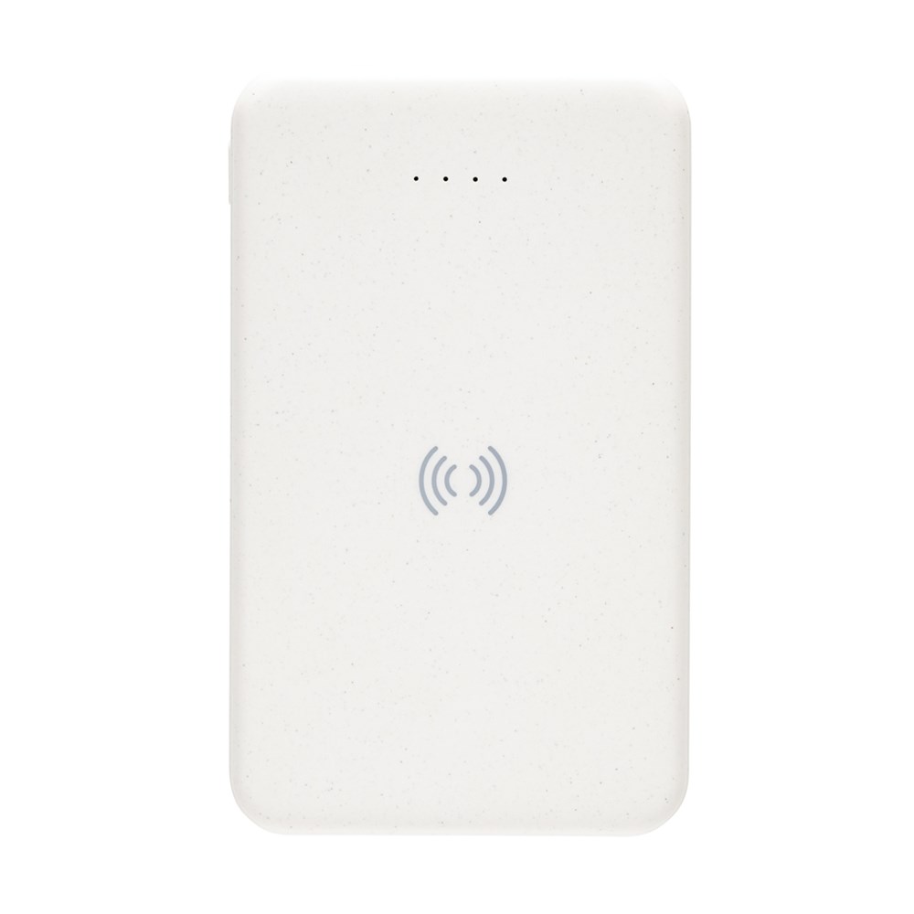 5.000mAh 5W Wireless Powerbank aus RCS recyceltem Kunststoff