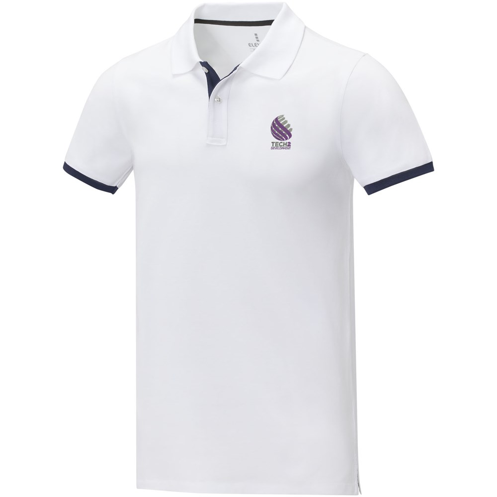 Morgan 200 g/m² Polo für Herren, zweifarbig