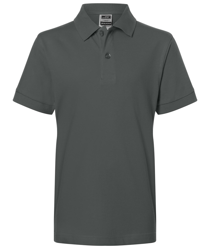 Classic Polo Junior - Graphite (ca. Pantone 7540C)