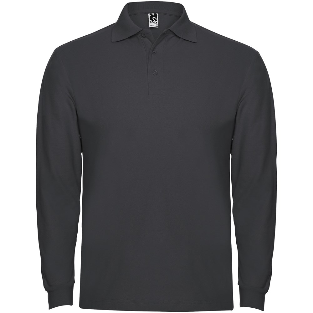 Estrella Langarm Poloshirt für Herren - Dark Lead