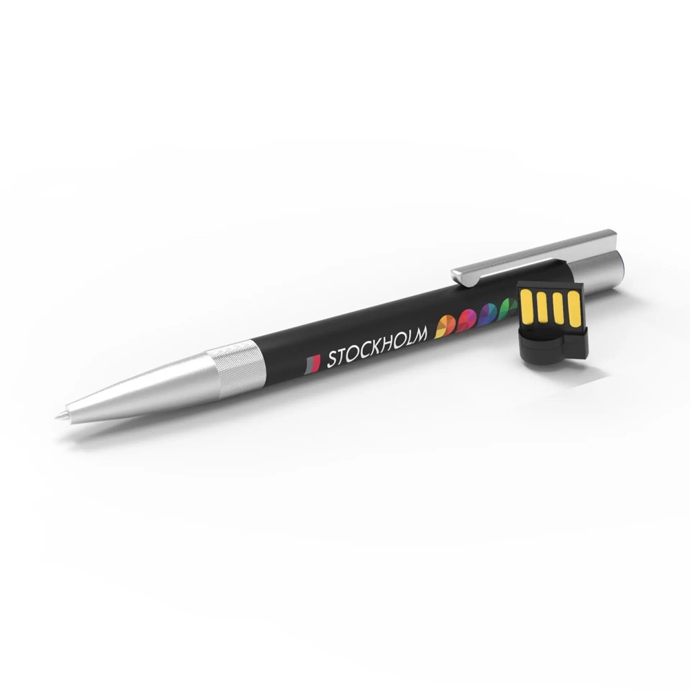 USB Pen Stockholm- Schwarz- 4 GB 2.0