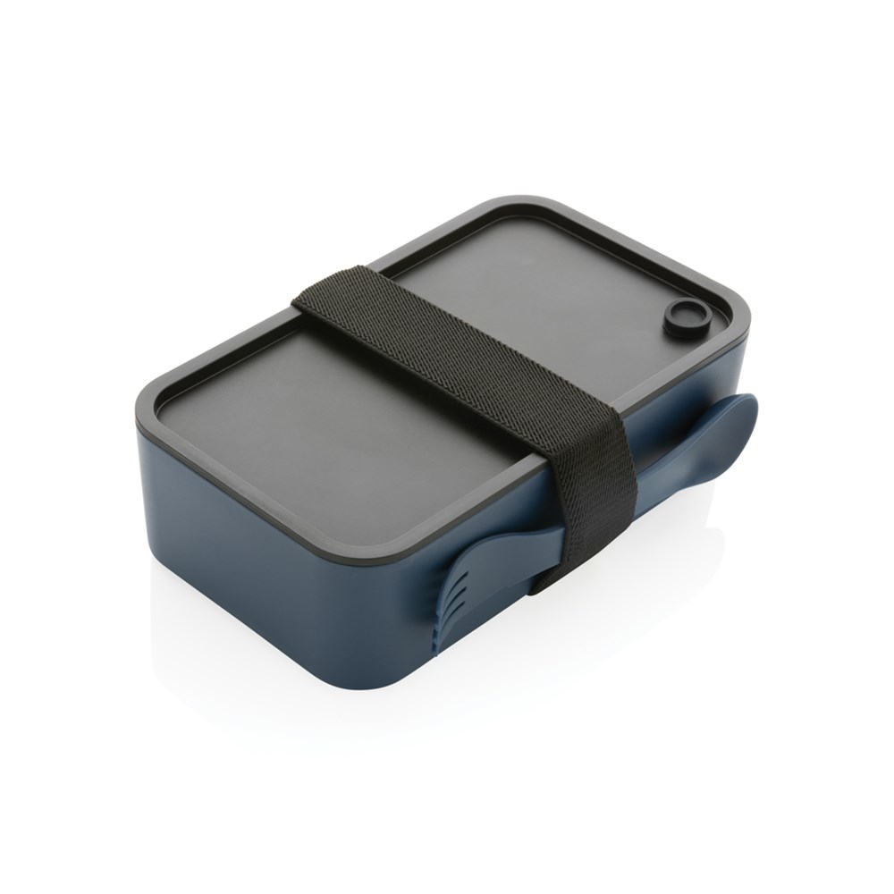 GRS RPP Lunchbox mit Göffel - navy blau (± PMS 289)