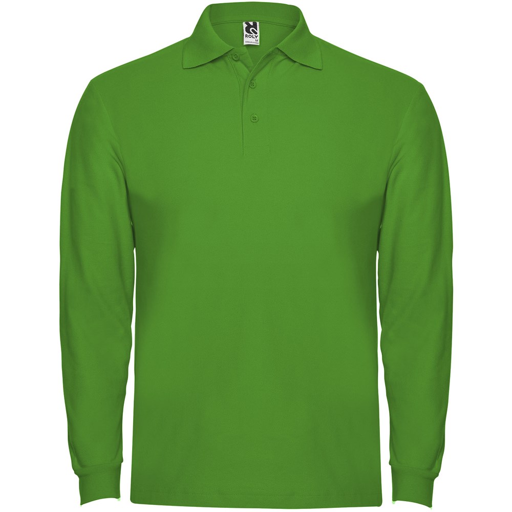 Estrella Langarm Poloshirt für Herren - Grass Green
