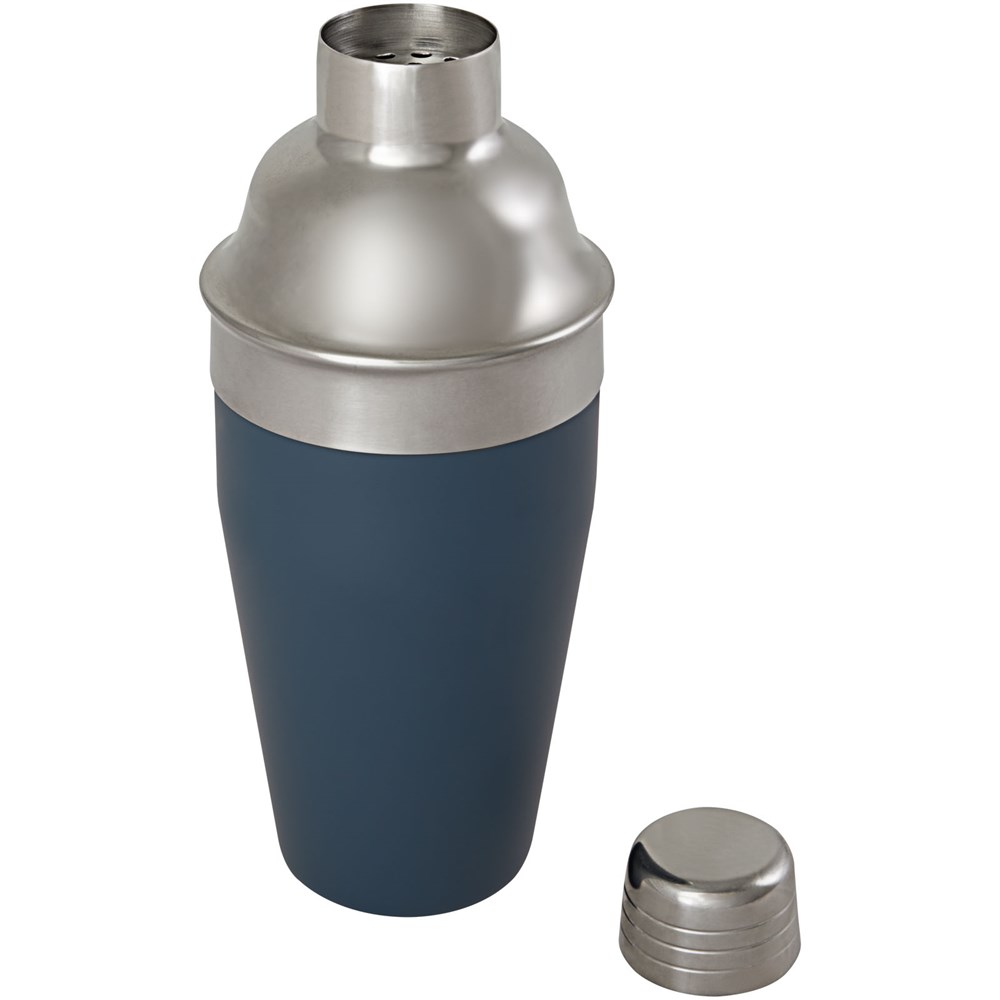 Gaudie Cocktailshaker aus recyceltem Edelstahl - eisblau