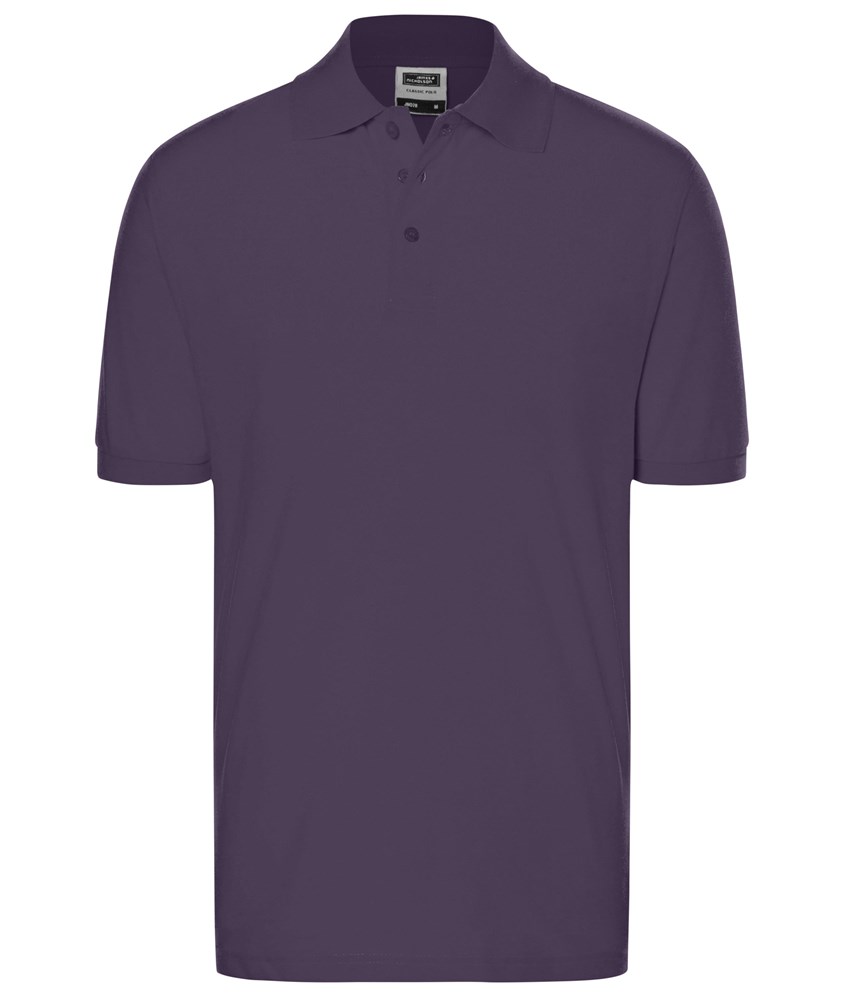 Classic Polo - Aubergine (ca. Pantone 5255C)