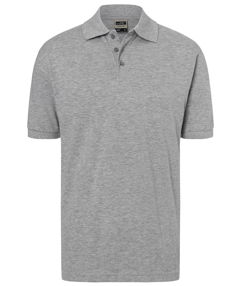 Classic Polo - Grey-heather (ca. Pantone 442C)