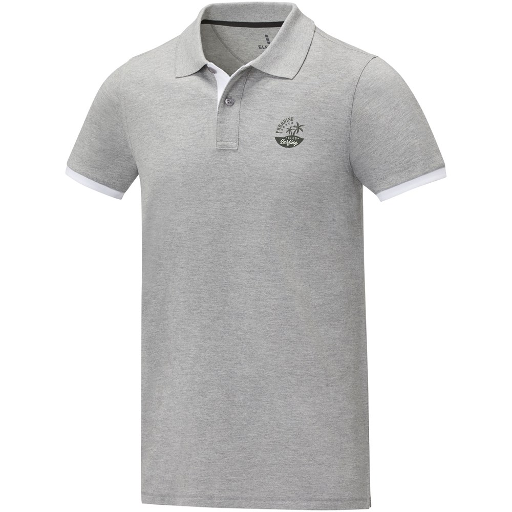 Morgan 200 g/m² Polo für Herren, zweifarbig